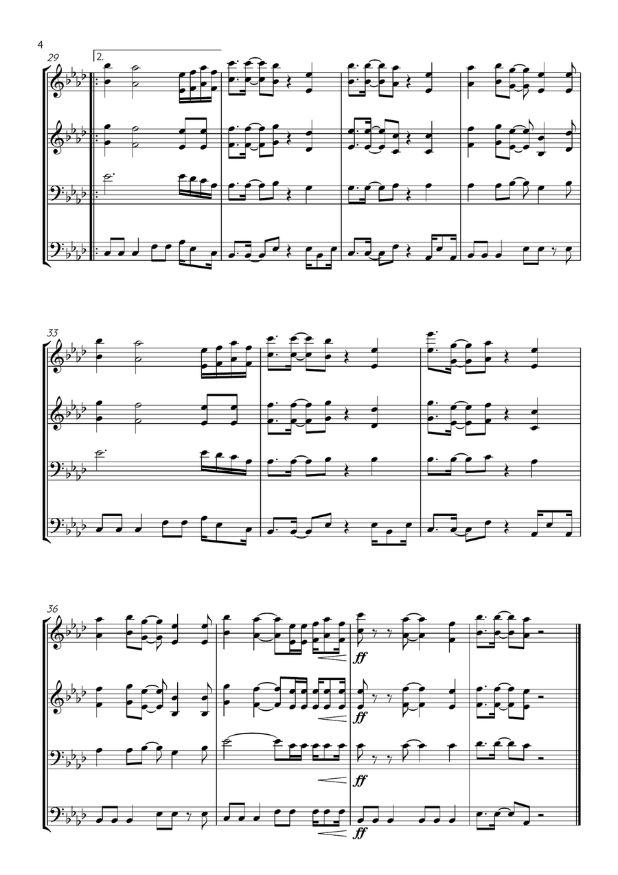 Never Gonna Give You Up Large Ensemble scores gallery preview page 4