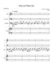 Hope for Planet Sea (for Flute, Marimba, Piano, and Cello)
