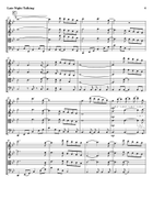 Late Night Talking String Quartet scores gallery preview page 4