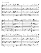 Late Night Talking String Quartet scores gallery preview page 5