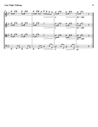 Late Night Talking String Quartet scores gallery preview page 6