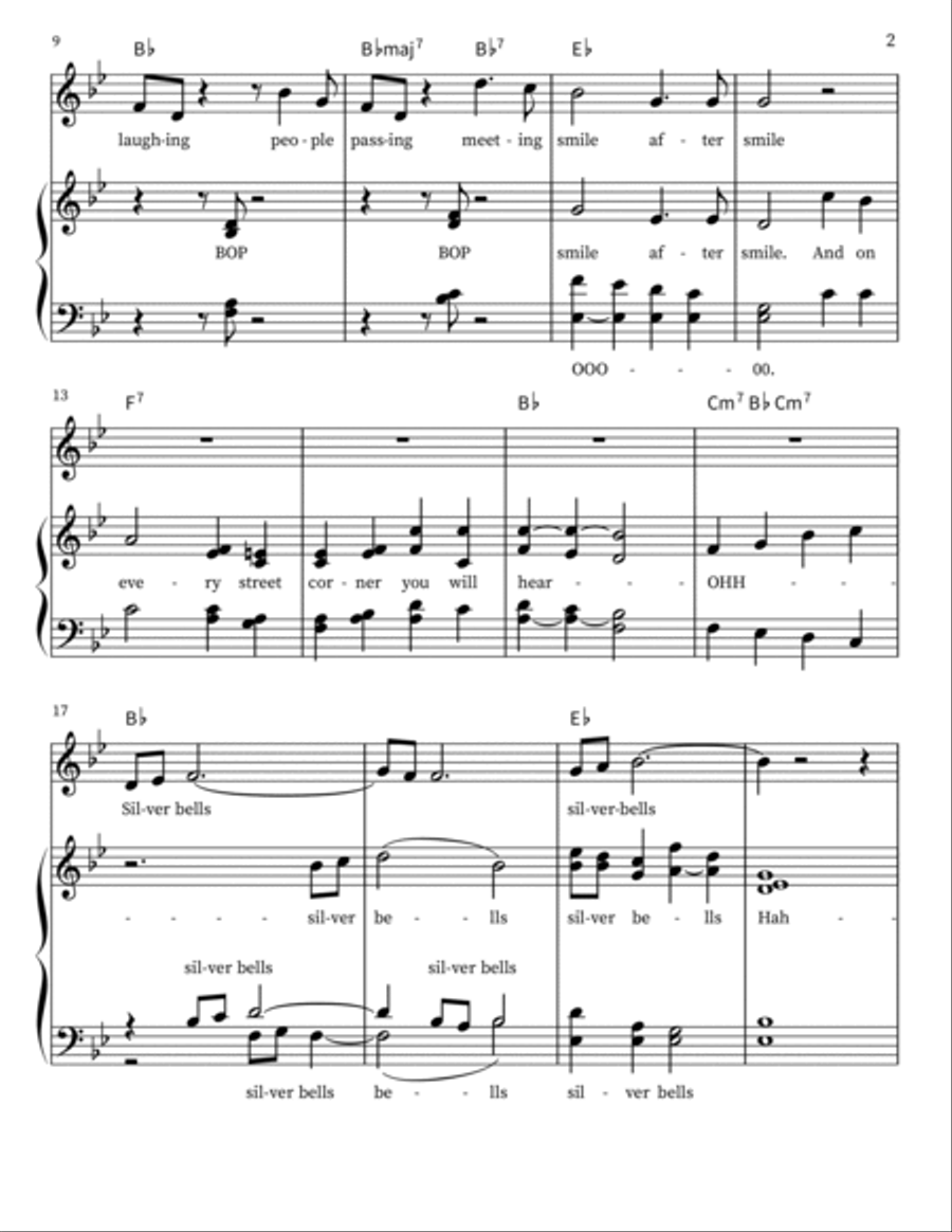 Silver Bells Choir scores gallery preview page 2