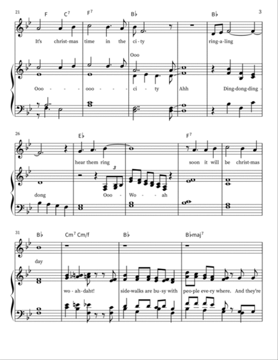 Silver Bells Choir scores gallery preview page 3