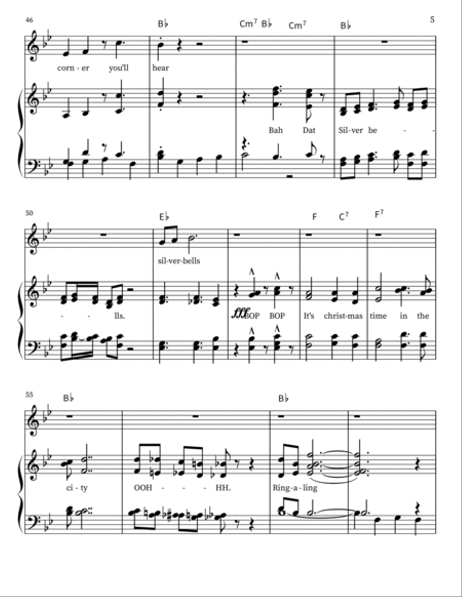 Silver Bells Choir scores gallery preview page 5