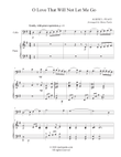 O Love that Will Not Let Me Go (Cello-Piano)