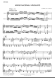 HIMNO NACIONAL DE URUGUAY for violin duet