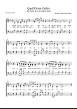 Qual Firme Cedro - For SATB Choral