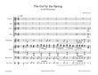 The Girl By the Spring - SATB Ensemble