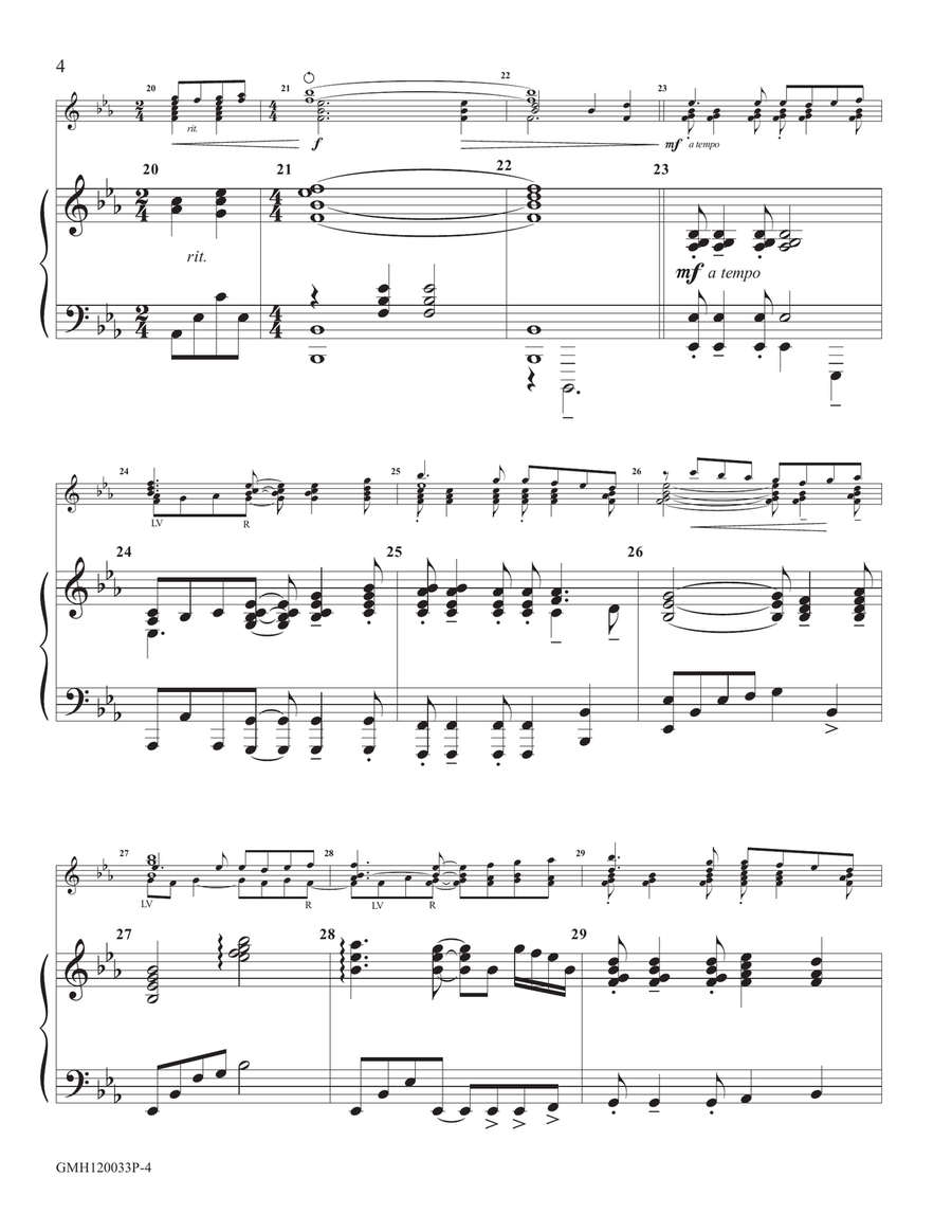 Once in Royal David's City (piano accompaniment to 12 handbell version) Once in Royal David's City (piano accompaniment to 12 handbell version) Handbell Choir scores gallery preview page 4