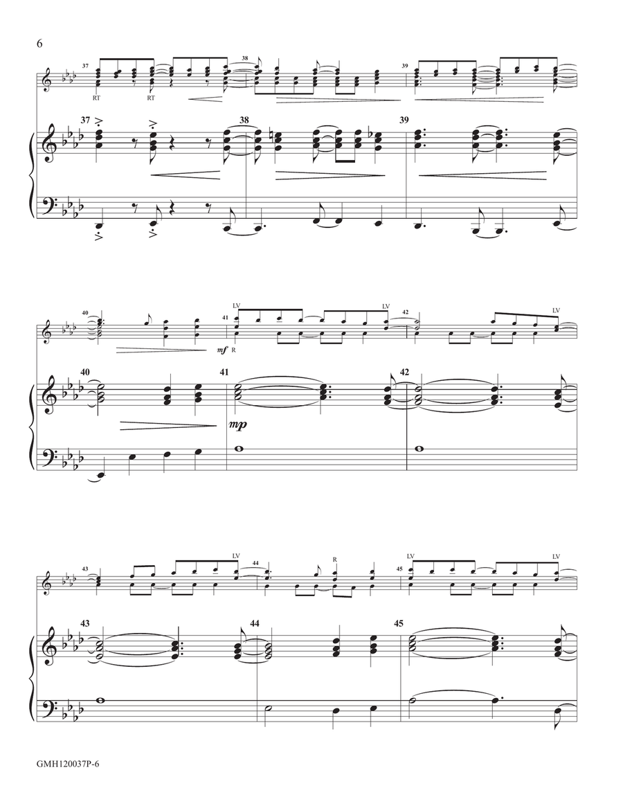In Celebration (piano accompaniment to 12 handbell version) Handbell Choir scores gallery preview page 6