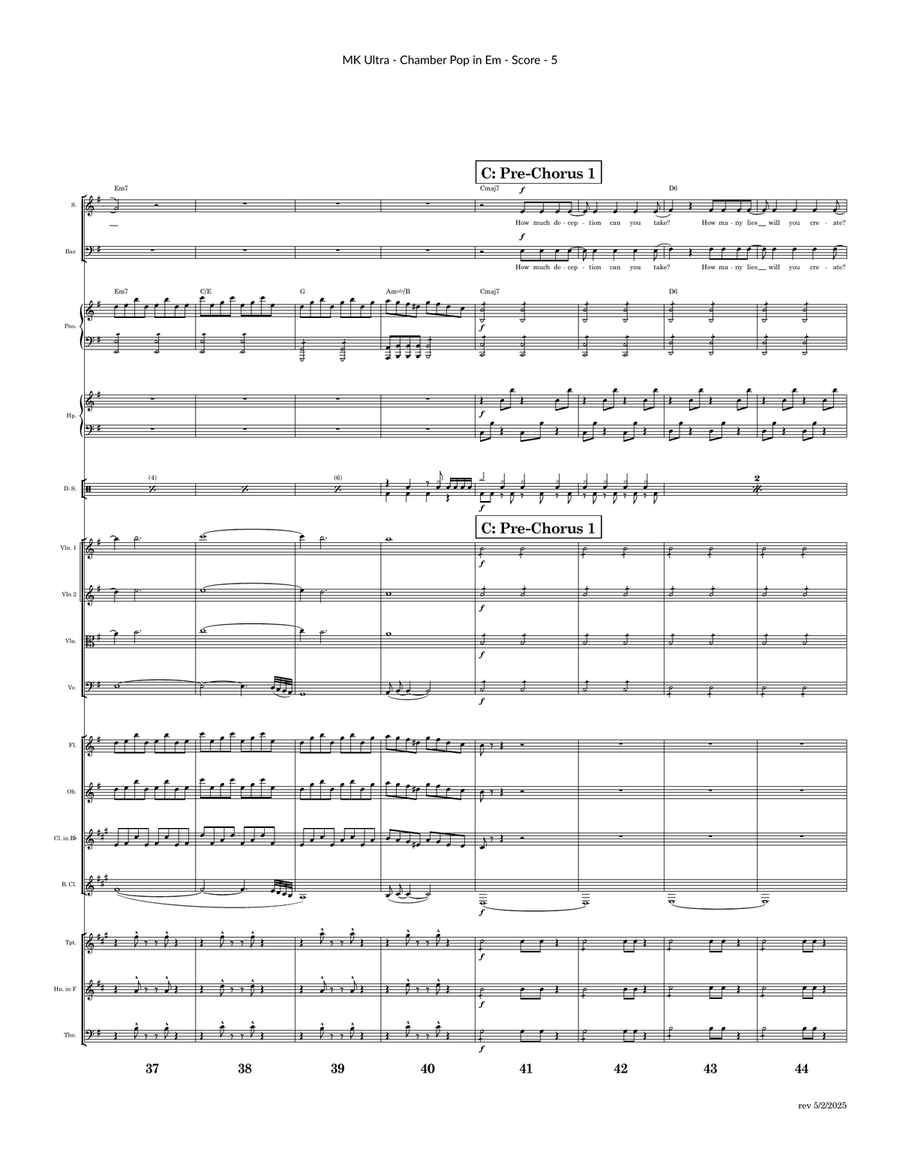 Mk Ultra Large Ensemble scores gallery preview page 5