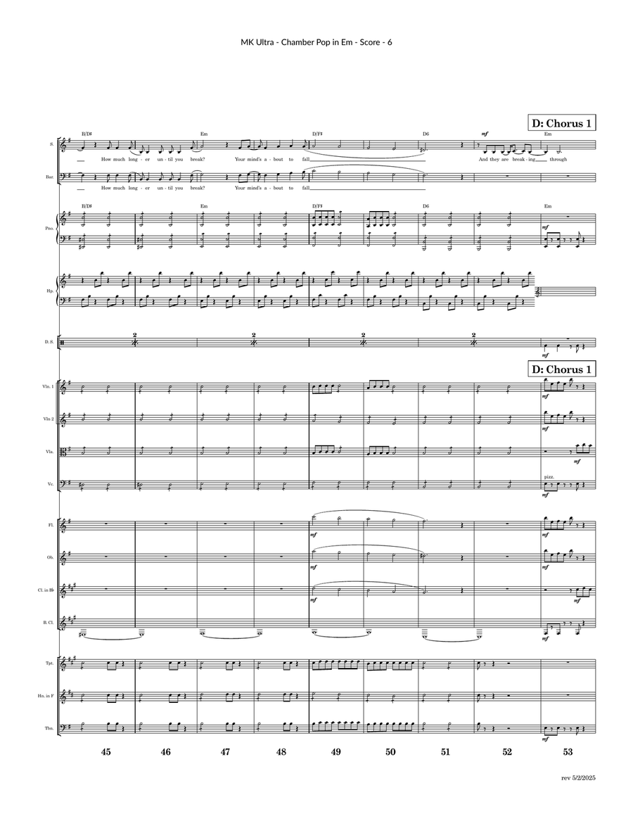 Mk Ultra Large Ensemble scores gallery preview page 6