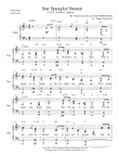 Star Spangled Banner (Key of F - Solo Piano w Lyrics)
