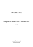 Magnificat and Nunc Dimittis in C