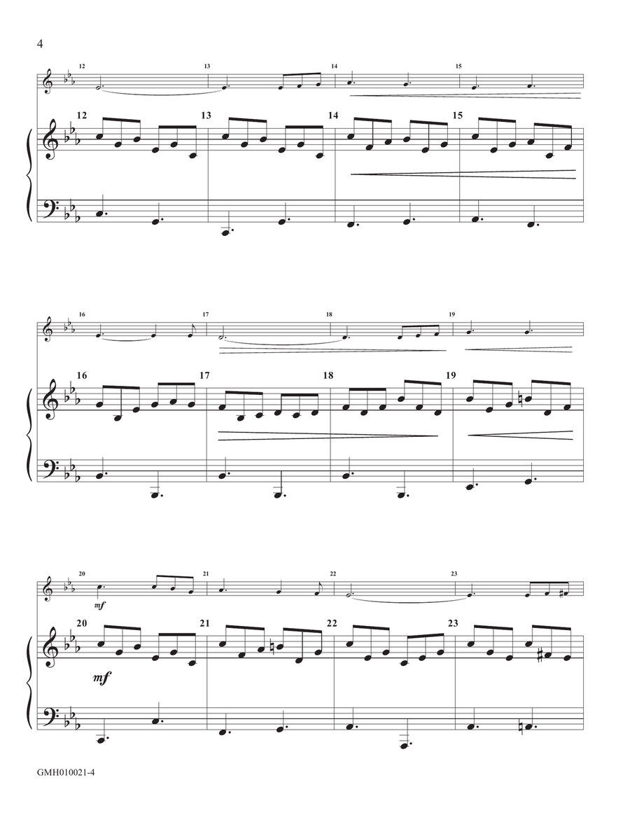 Lift Every Voice and Sing (for handbell solo with piano accompaniment) Lift Every Voice and Sing (for handbell solo with piano accompaniment) Handbell Choir scores gallery preview page 4