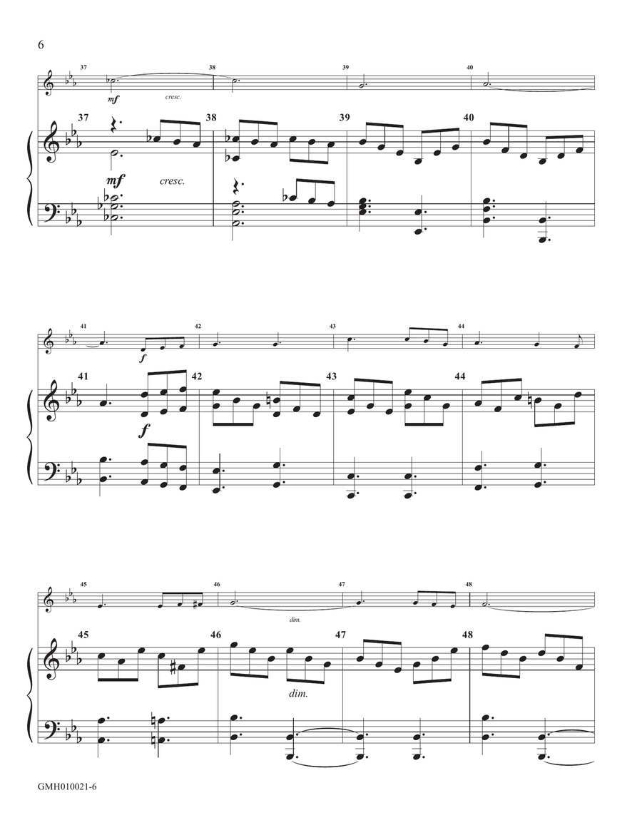 Lift Every Voice and Sing (for handbell solo with piano accompaniment) Lift Every Voice and Sing (for handbell solo with piano accompaniment) Handbell Choir scores gallery preview page 6