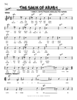 The Sheik Of Araby (arr. Robert Rawlins)