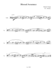 Blessed Assurance (Cello Solo) mini preview