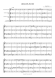 ABSALON, FILI MI - Josquin Desprez - for Low Clarinet Quartet - Score and Parts