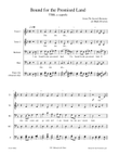 Bound for the Promised Land - TTBB Ensemble
