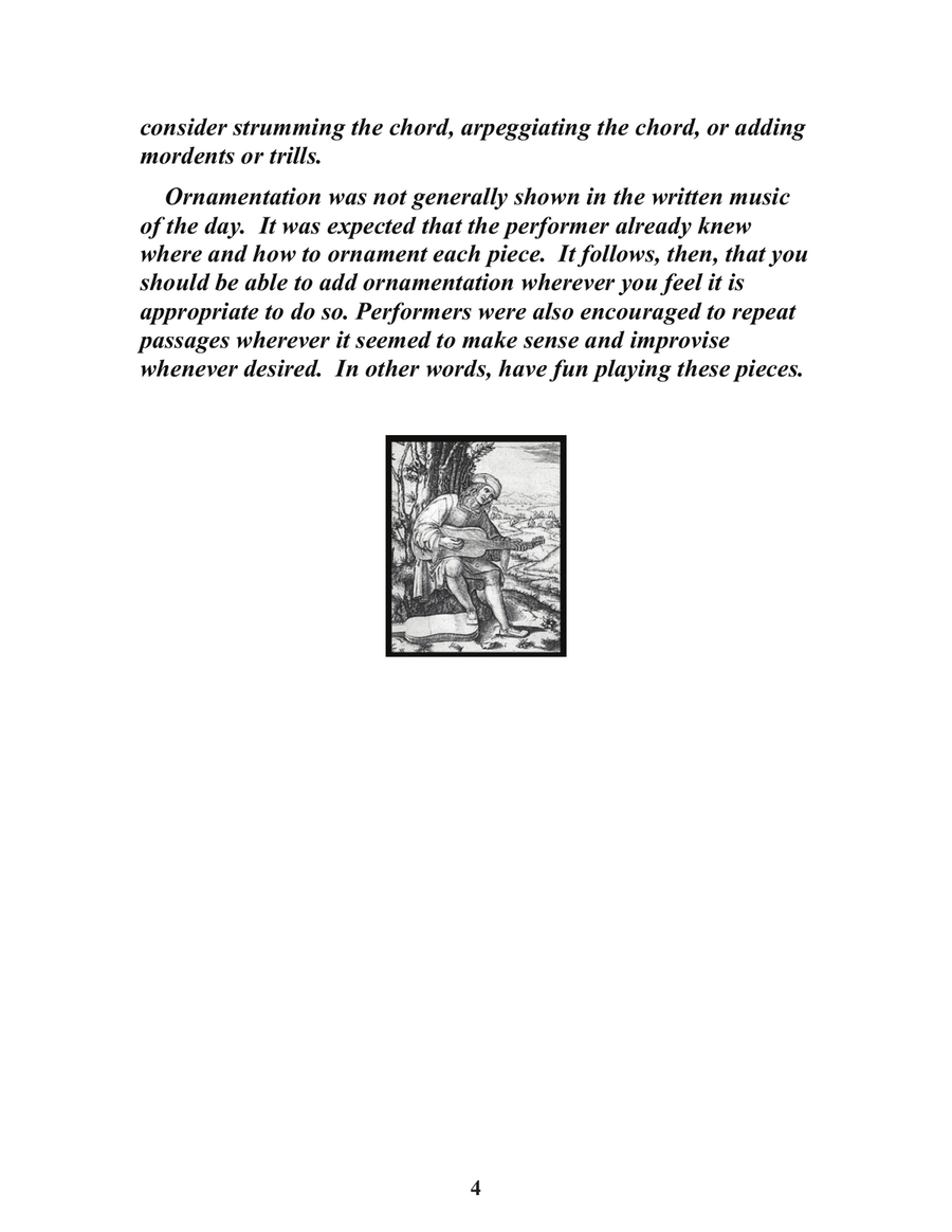 Thomas Robinson Schoole of Musicke Lute Music of the Renaissance Arranged For Baritone Ukulele Lute scores gallery preview page 6
