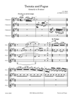 Tocatta and Fugue: formerly in D minor - Clarinet Quartet