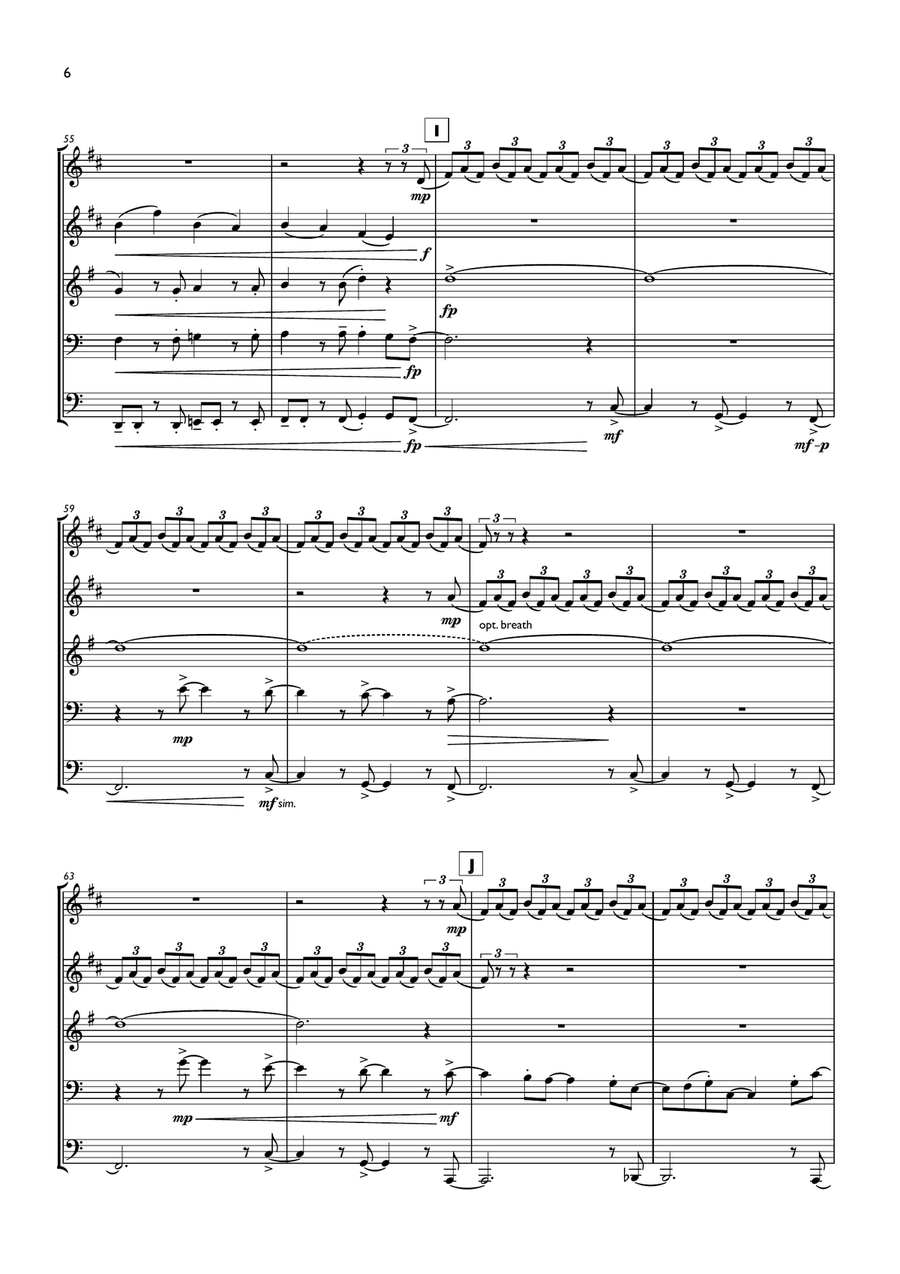 Everybody Wants To Rule The World Brass Ensemble scores gallery preview page 6