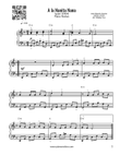 A la Nanita Nana (Easy Piano Solo)