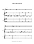 Good King Wenceslas - Score Only