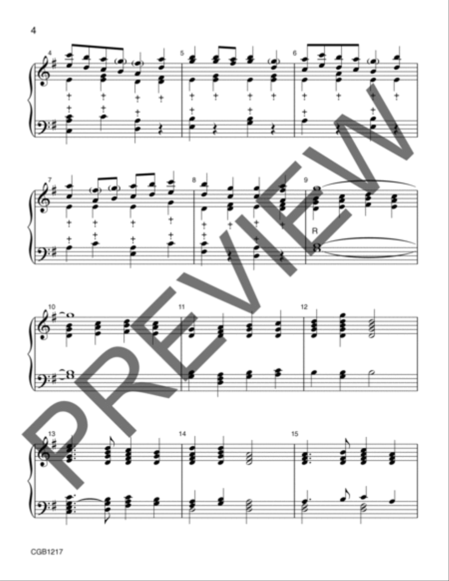 Bright and Glorious Is the Sky (2-3 octaves) by Cathy Moklebust 3-Octaves - Sheet Music page 3
