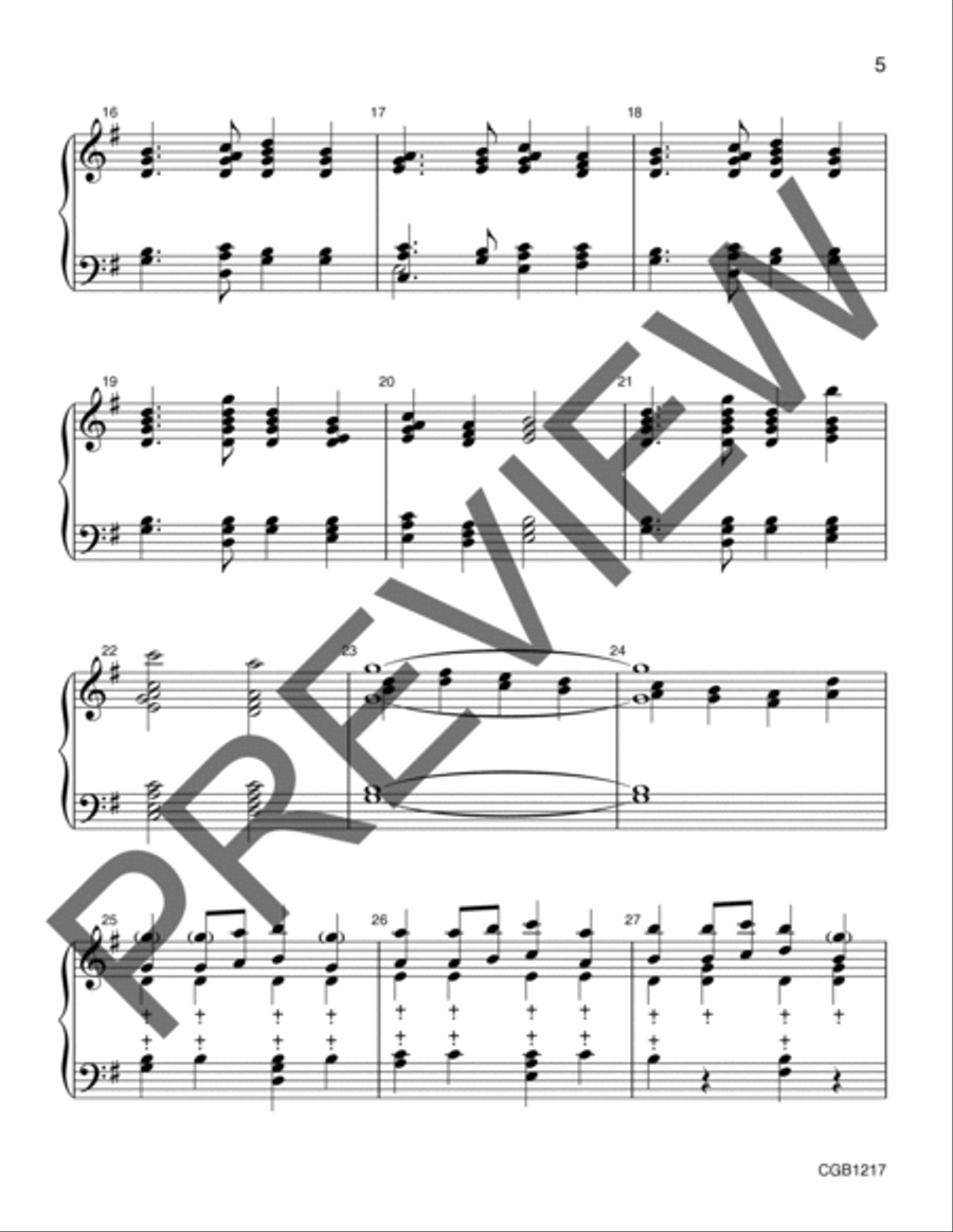 Bright and Glorious Is the Sky (2-3 octaves) by Cathy Moklebust 3-Octaves - Sheet Music page 4