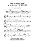 MAIDHAN TWILIGHT - Tondi. FR Original Works.