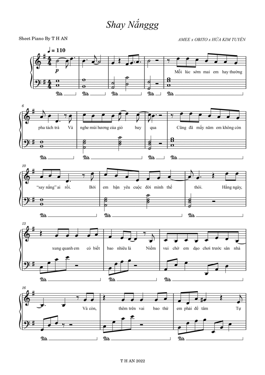 Shay Nanggg Piano Solo scores gallery preview page 1