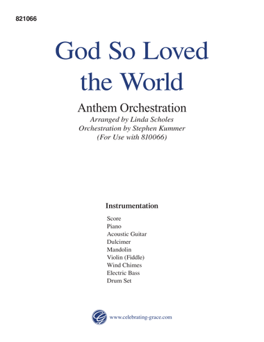 God So Loved the World Orchestration (Digital)