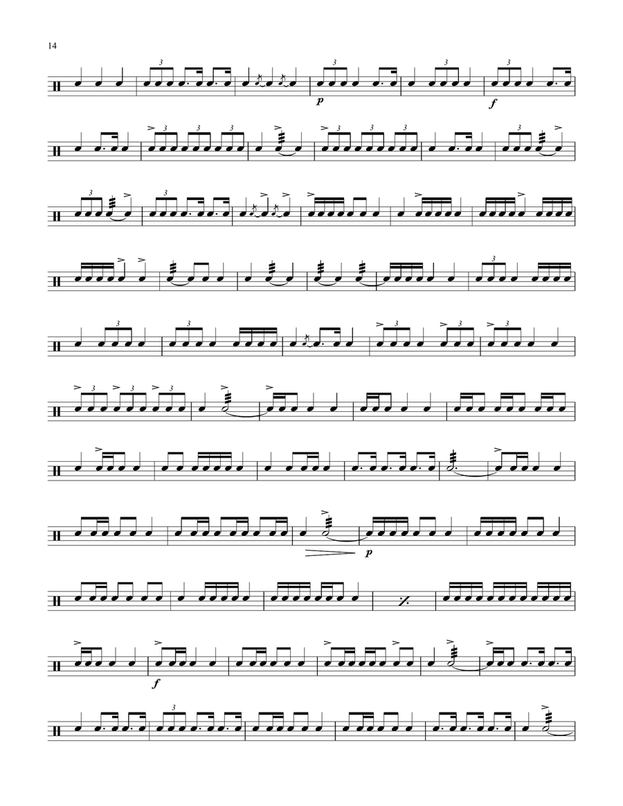 Simple Minuet Simple Minuet Snare Drum scores gallery preview page 2
