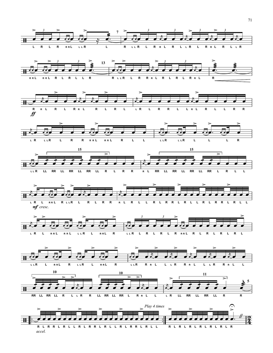 Standing On The Shoulders Of Giants Snare Drum scores gallery preview page 2