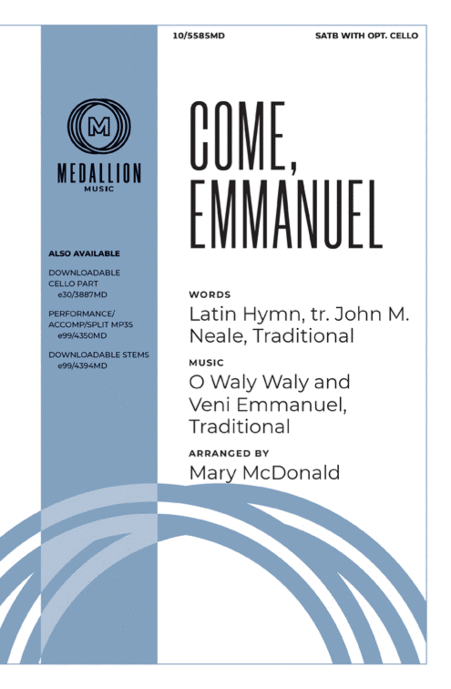 Come, Emmanuel Come, Emmanuel 4-Part scores gallery preview page 1