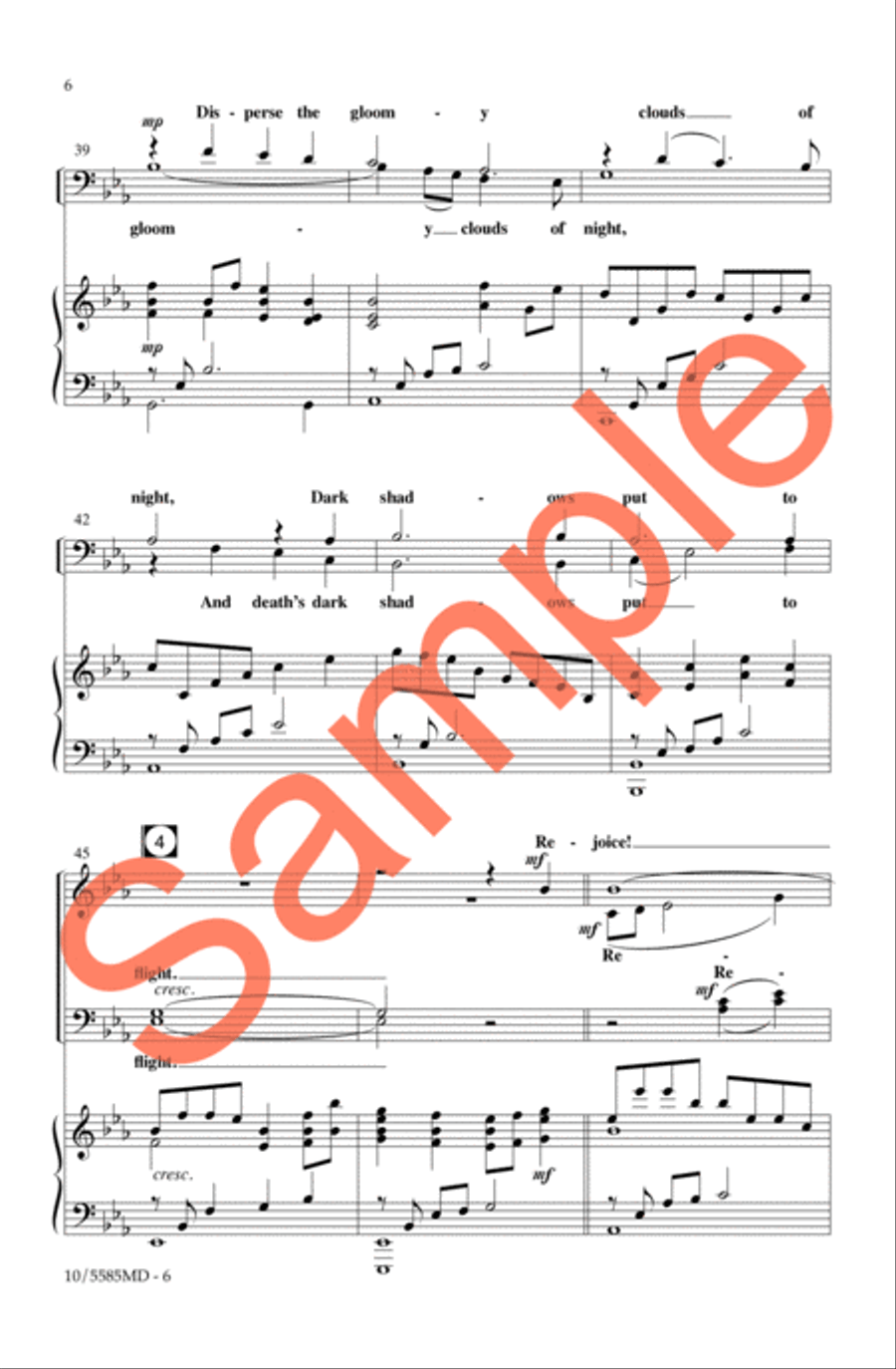 Come, Emmanuel Come, Emmanuel 4-Part scores gallery preview page 7