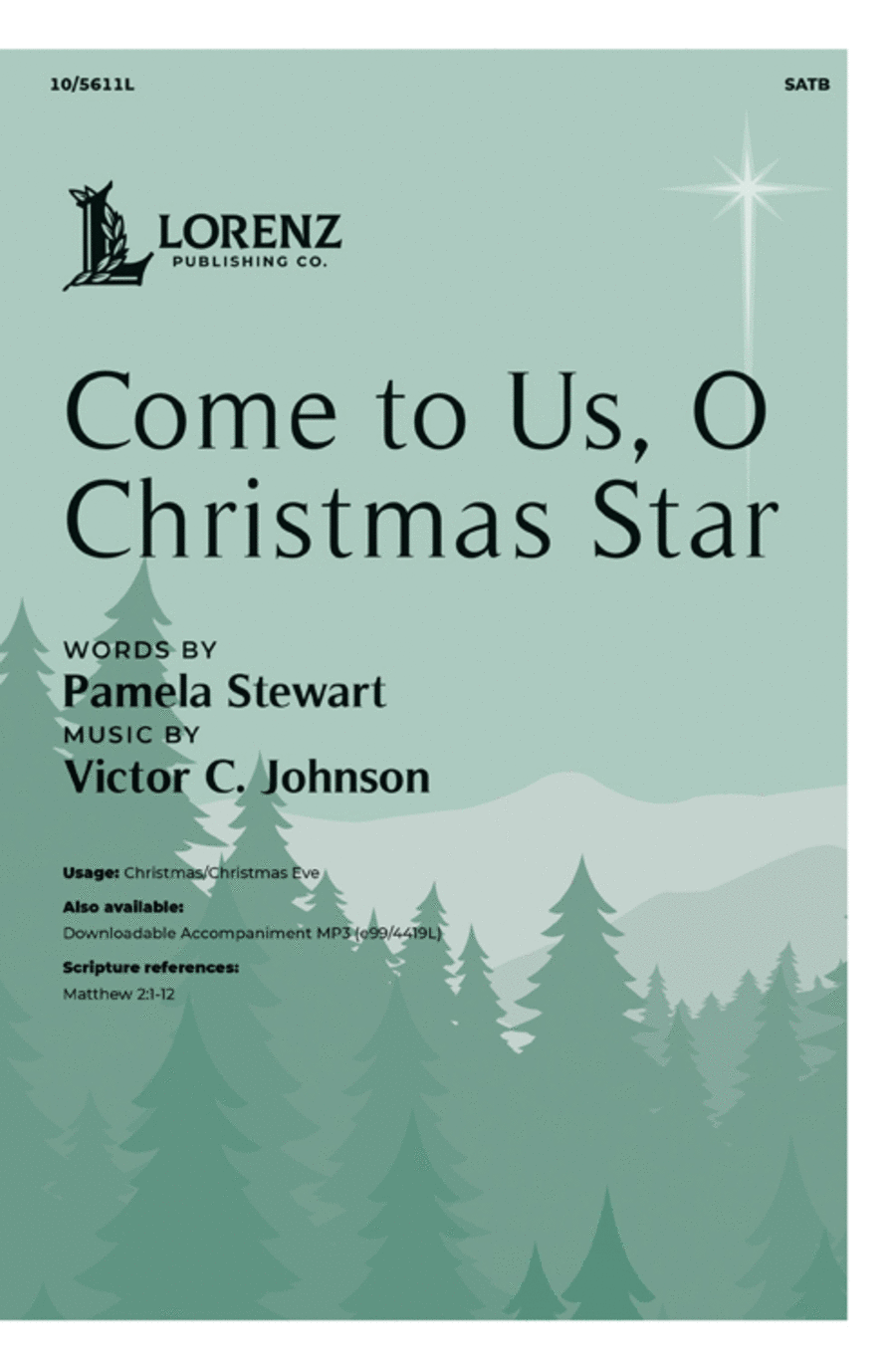 Come to Us, O Christmas Star 4-Part scores gallery preview page 1