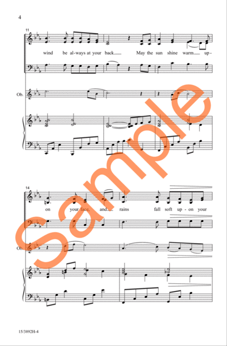 May the Road Rise to Meet You 3-Part scores gallery preview page 5