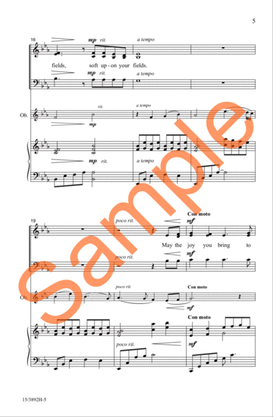 May the Road Rise to Meet You 3-Part scores gallery preview page 6