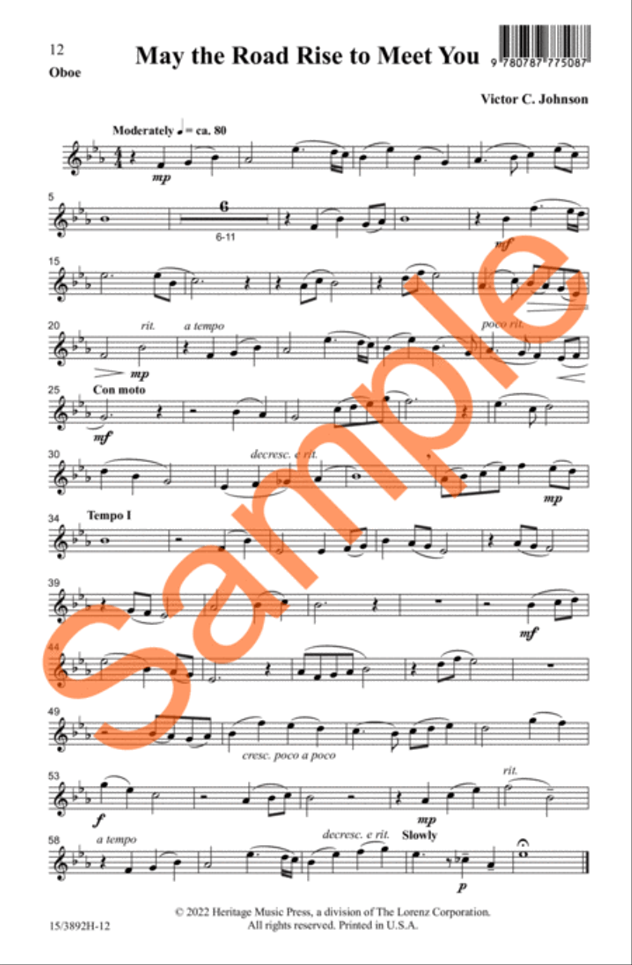 May the Road Rise to Meet You 3-Part scores gallery preview page 11