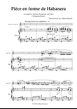 Pièce en forme de habanera (arr. for B-flat saxophone and harp)