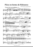 Pièce en forme de habanera (arr. for E-flat saxophone and harp) Saxophone Part