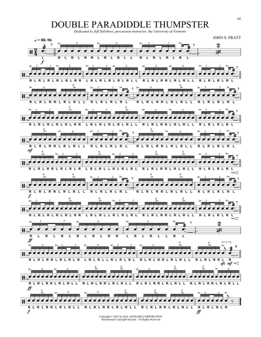 Double Paradiddle Thumpster