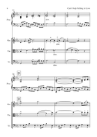Can't Help Falling In Love Piano Quartet scores gallery preview page 6