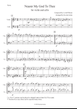 Nearer My God To Thee, for violin and cello