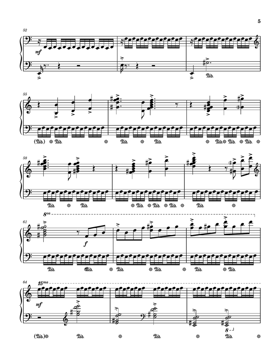 Bumble Boogie Piano Solo scores gallery preview page 5