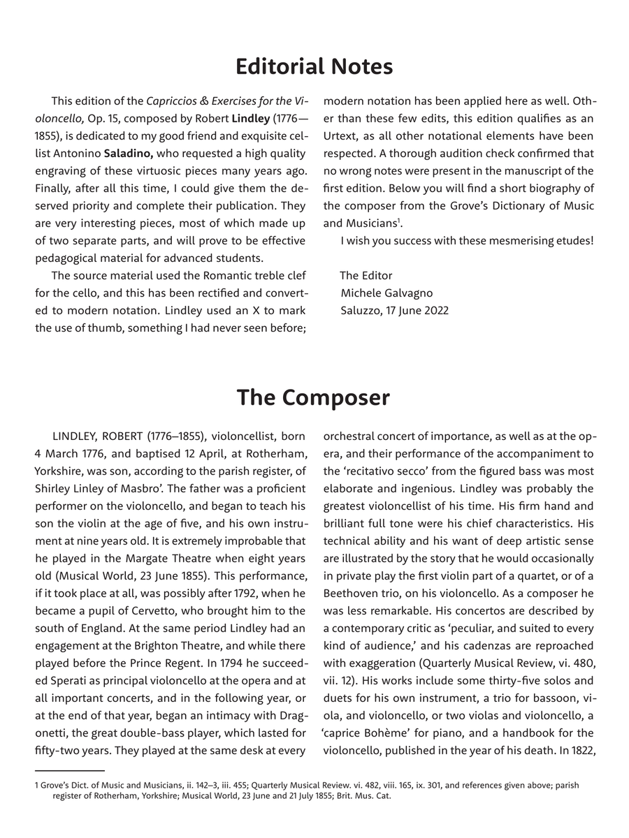 Capriccios & Exercises for the Violoncello, Op. 15 Cello scores gallery preview page 4