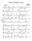 Sing A Simple Song